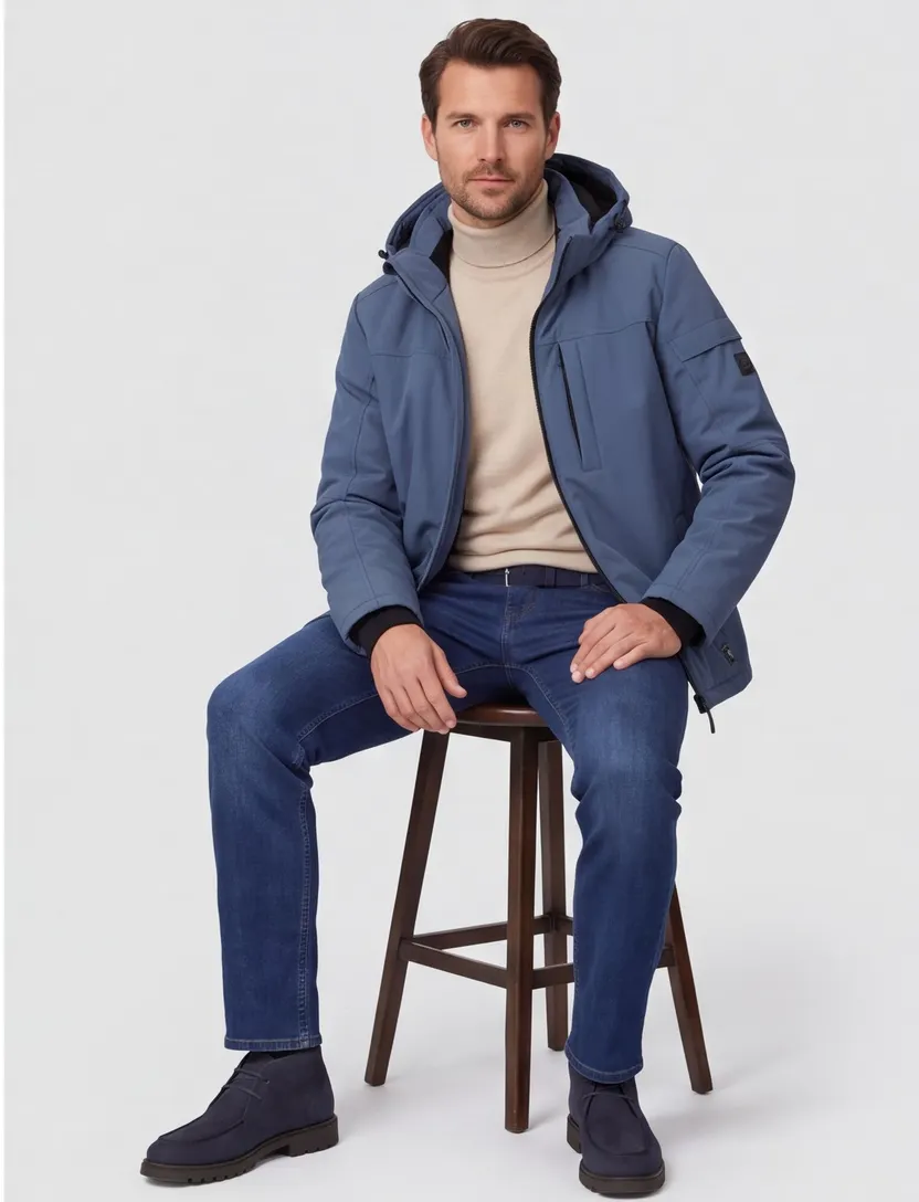 Windjack Casa Moda lichtblauw