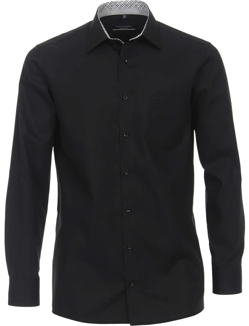 Casa Moda Comfort Fit zwart wijde fit