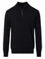 Half zip trui Casa moda zwart