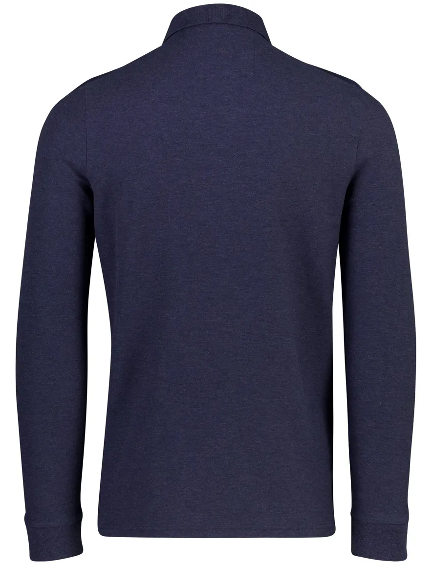 Poloshirt New Zealand blauw 26GN200-OXFORD NAVY MELAN