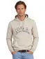 Hoodie New Zealand beige met opdruk