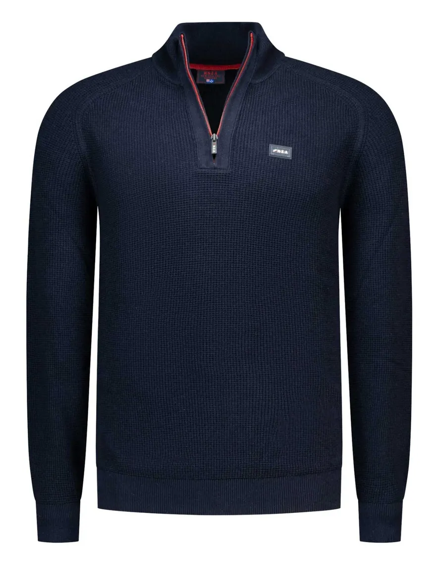 Trui New Zealand donkerblauw 26GN491-OXFORD NAVY MELAN