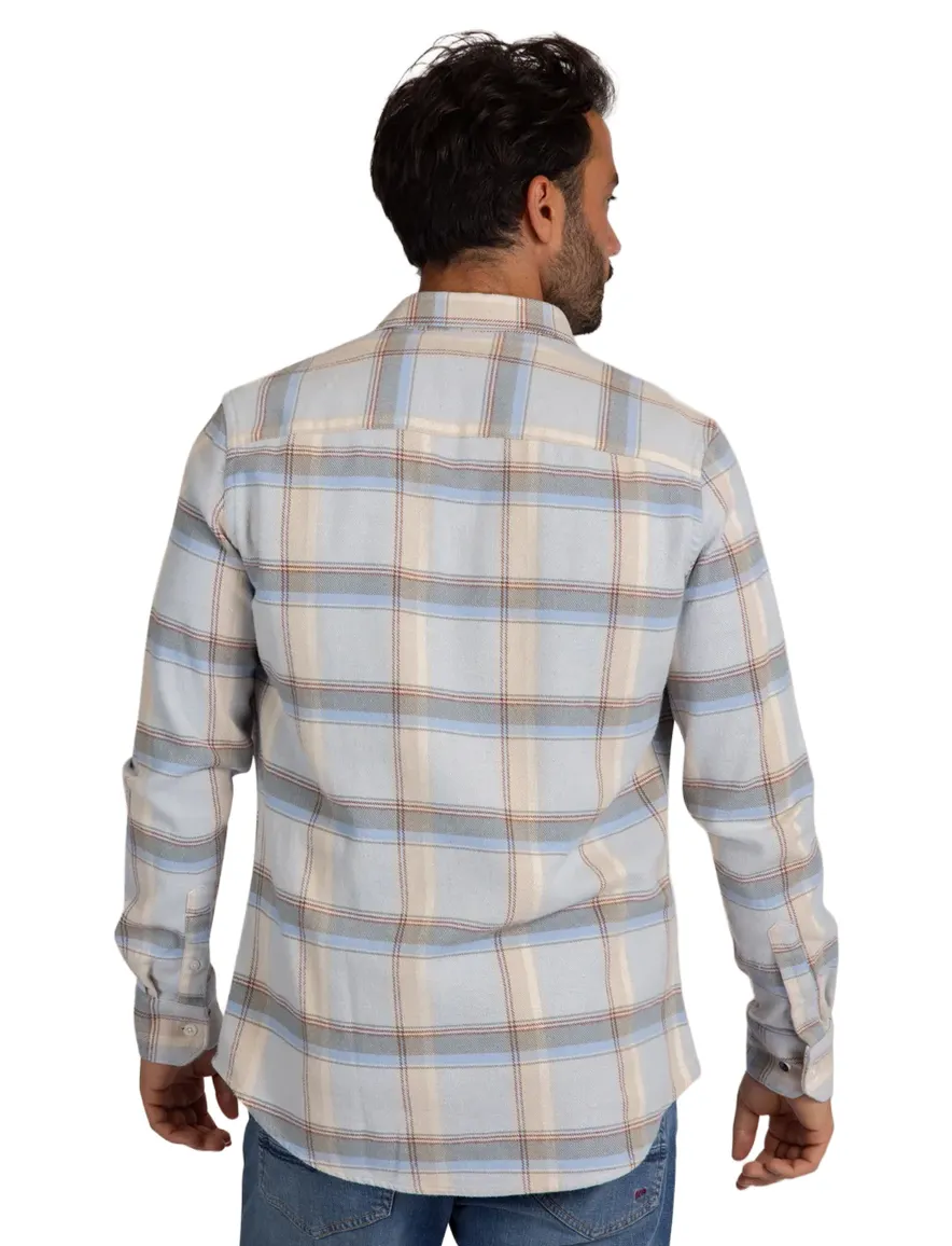 Overhemd New Zealand lichtblauw 26GN530-JACKET SOFT OCEAN