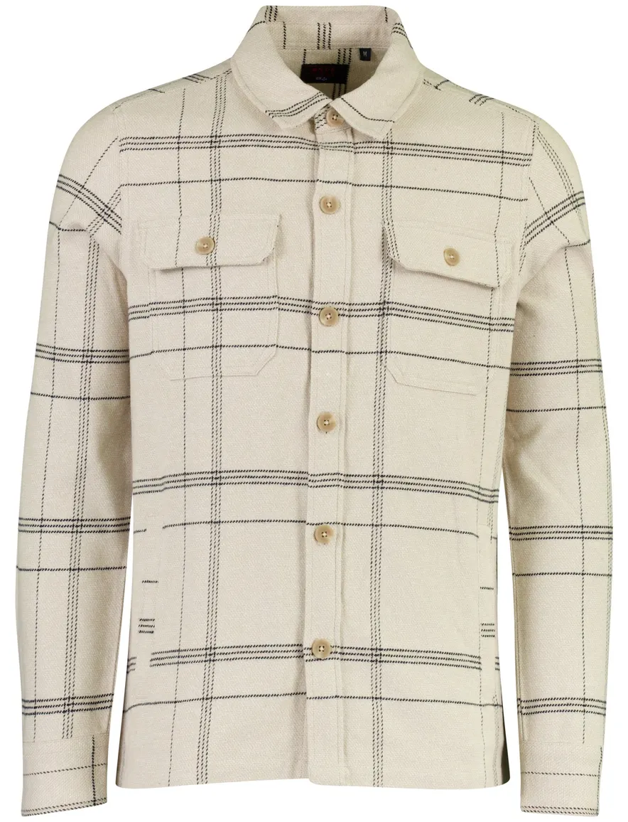 Overshirt New Zealand beige 26GN571-TAN SAND MELANGE