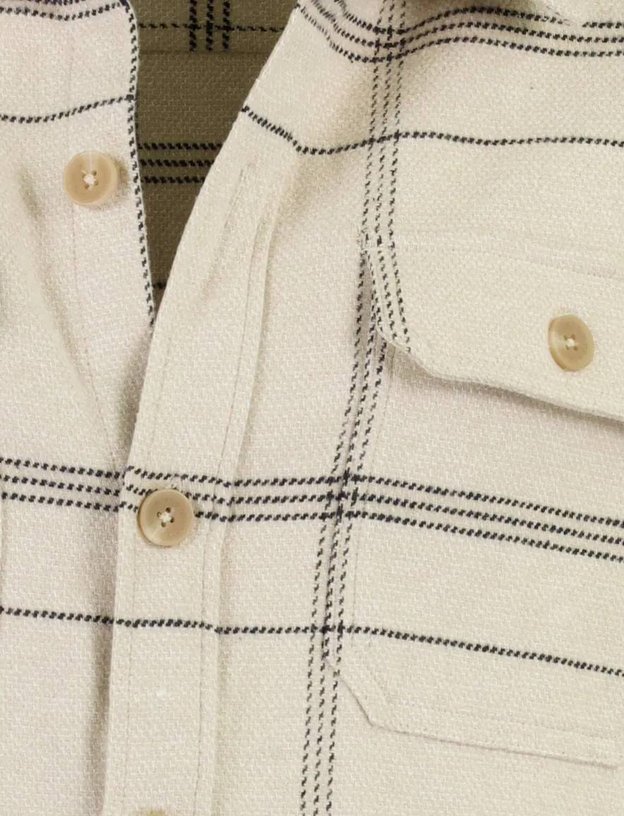 Overshirt New Zealand beige 26GN571-TAN SAND MELANGE
