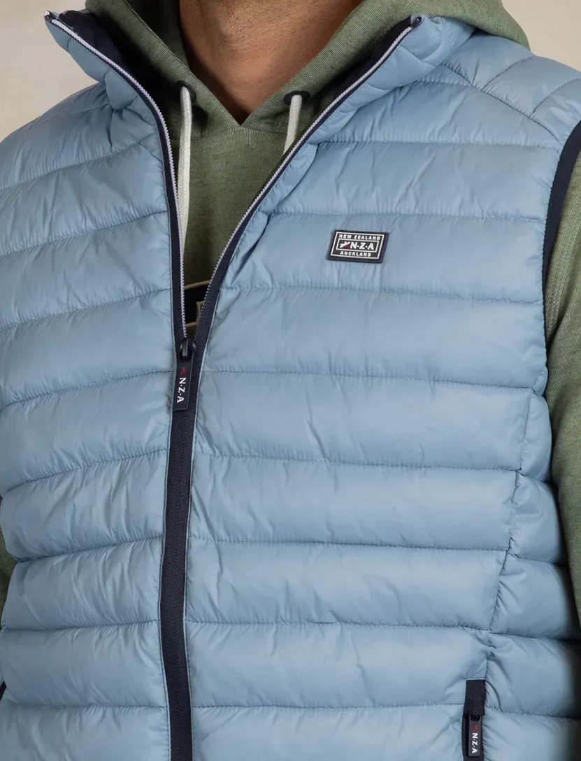 Bodywarmer New Zealand lichtblauw polyamide