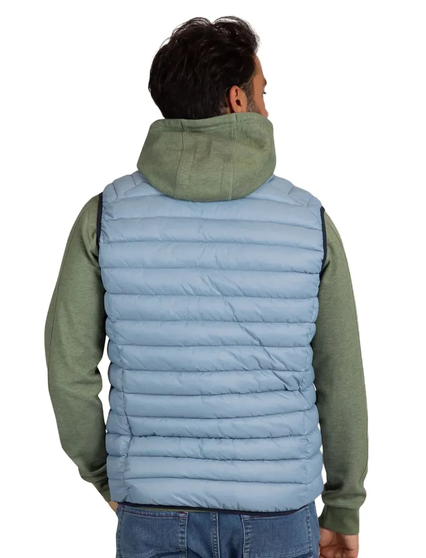 Bodywarmer New Zealand lichtblauw polyamide