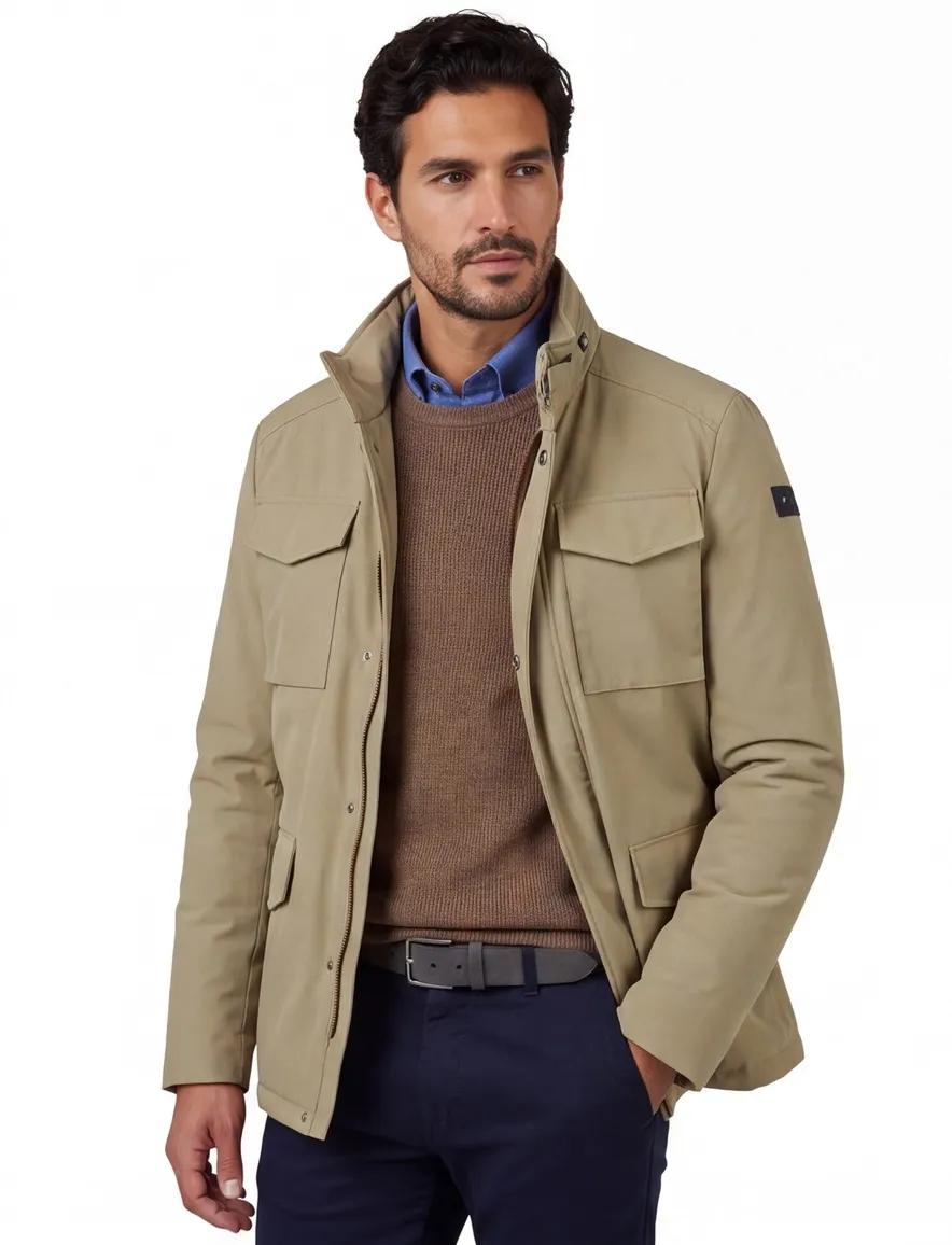 Jas New Zealand khaki 26GN836-JACKET TAN SAND