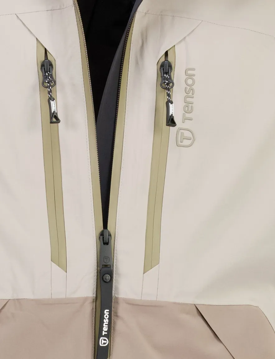Tenson parka jas khaki waterafstotend