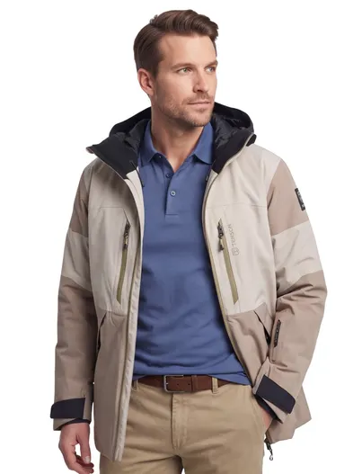 Tenson Parka jas Tenson khaki waterafstotend