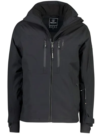Tenson Parka jas Tenson zwart waterdicht