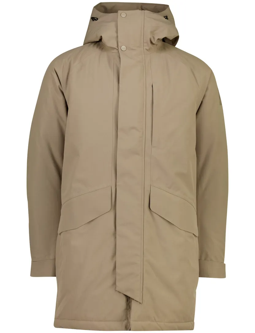 Parka jassen Tenson khaki met borstzak