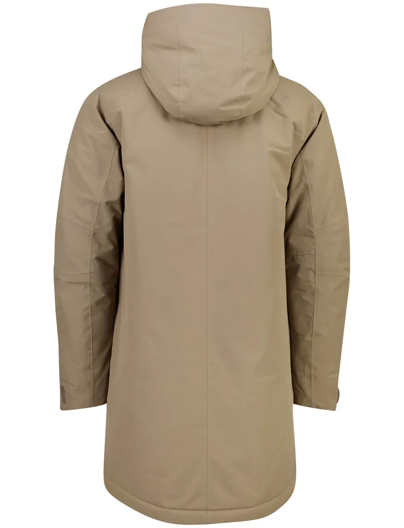Parka jassen Tenson khaki met borstzak