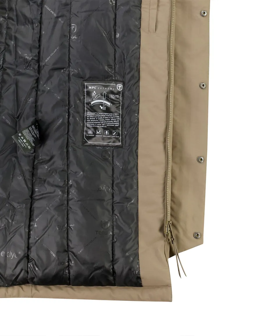 Tenson parka khaki met borstzak
