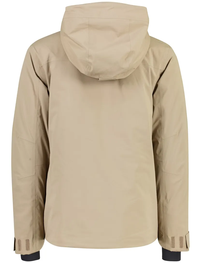 Regenjas Tenson beige magnetische knoopsluiting