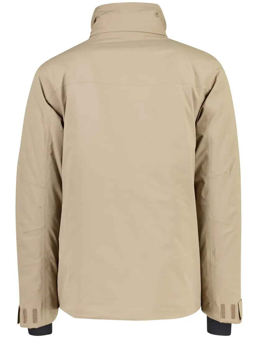 Regenjas Tenson beige magnetische knoopsluiting