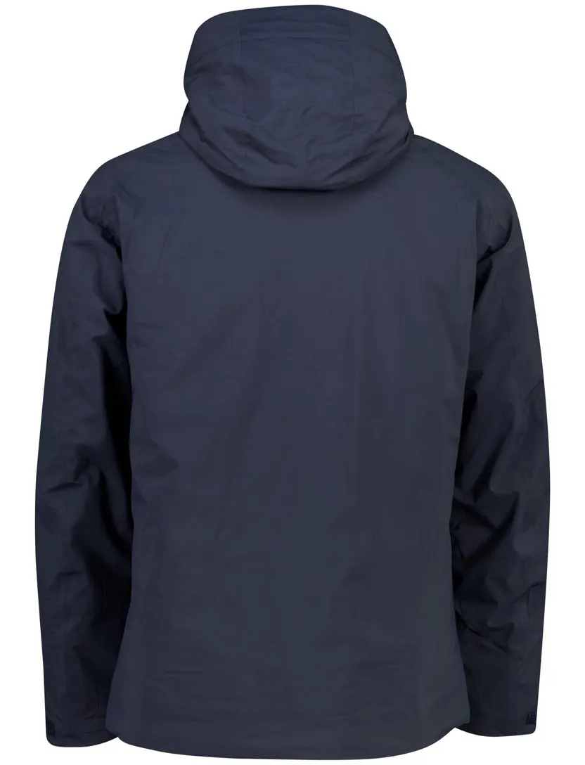 Parka jassen Tenson navy met borstzak