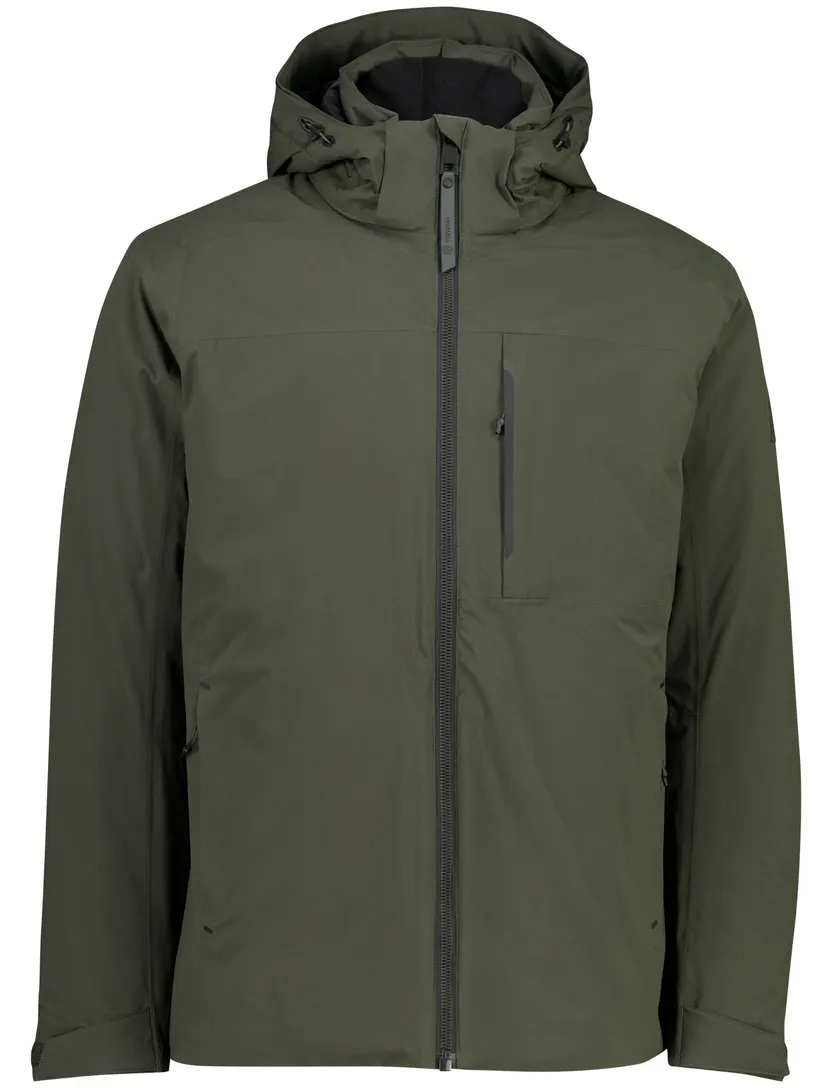 Parka jassen Tenson olijfgroen borstzak