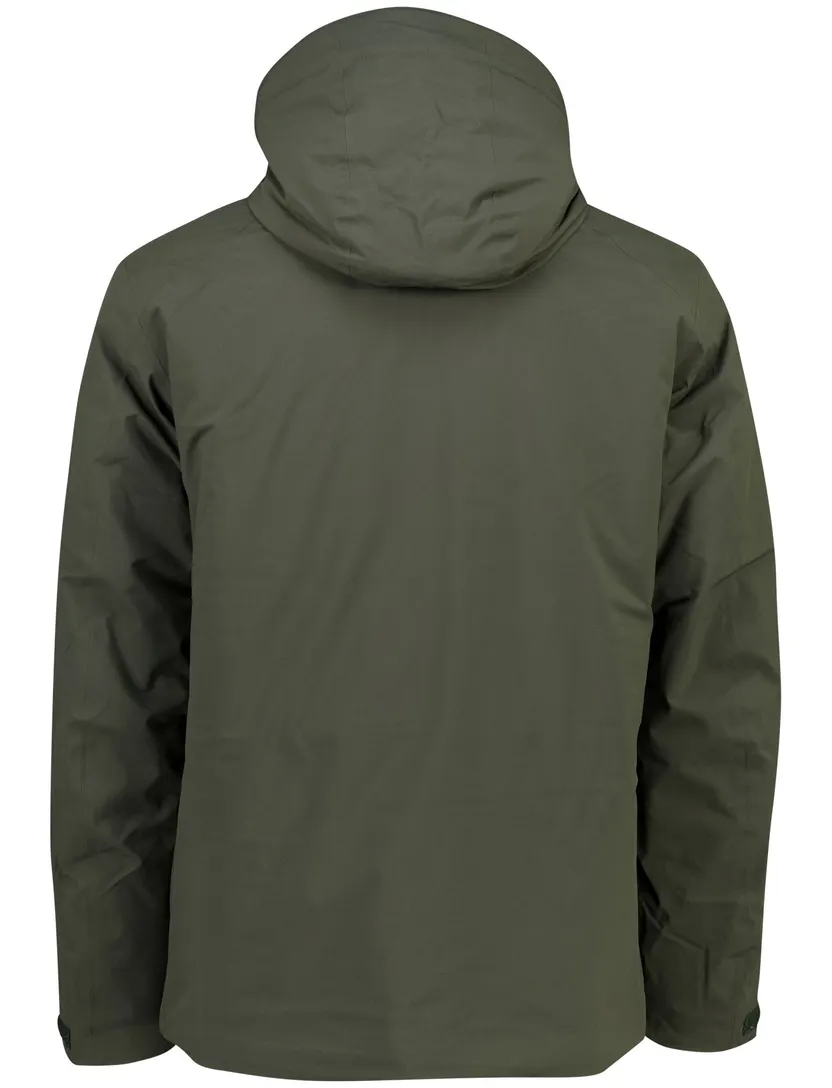 Parka jassen Tenson olijfgroen borstzak
