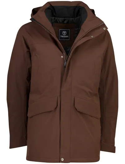 Tenson Parka jas Tenson bruin warm