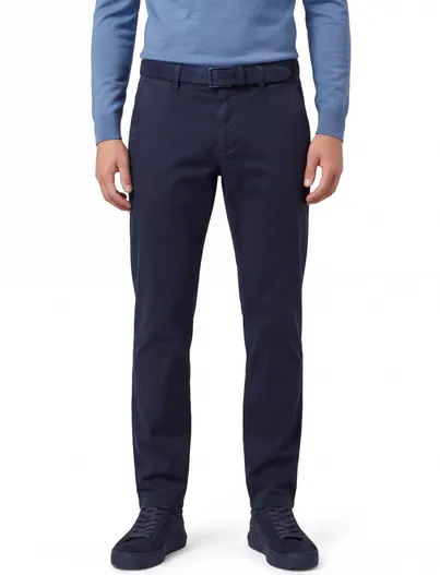 Eurex Eurex THILO donkerblauw chino met elastische band