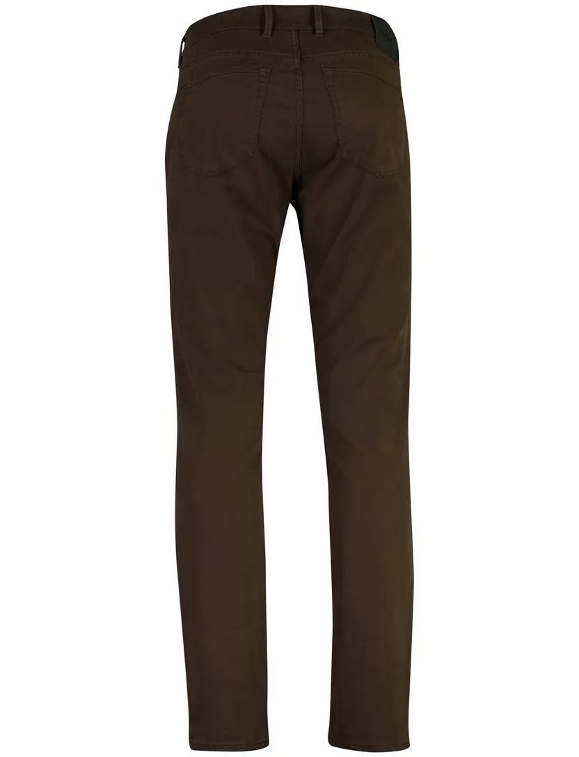 Brax Chuck broek bruin slim fit