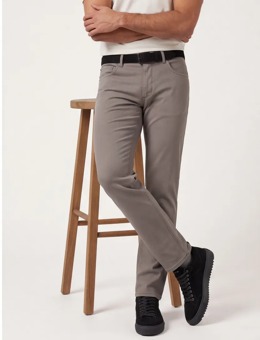 Broek Brax Chuck grijs 5 pocket
