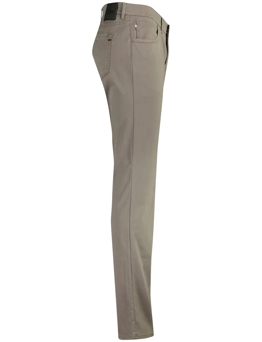 Broeken Brax Chuck grijs gestreept stretch