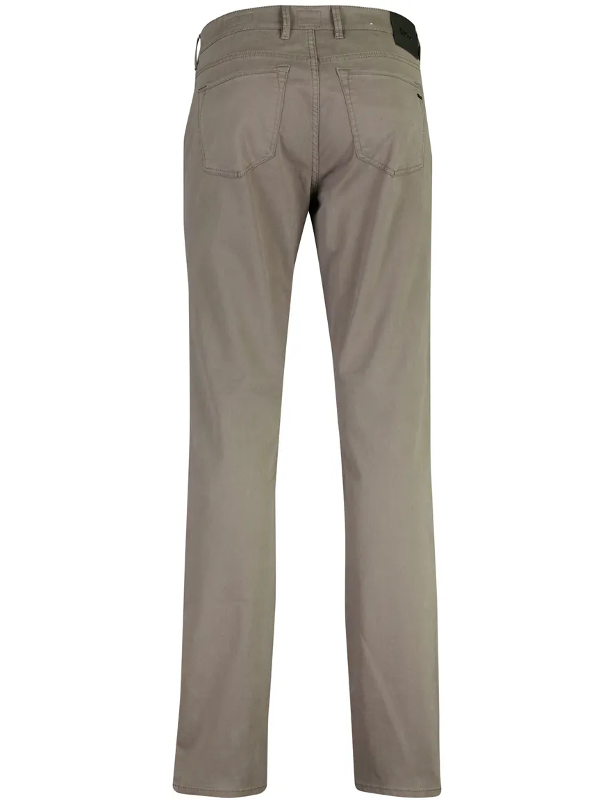Brax Chuck grijze stretch broek met strepen