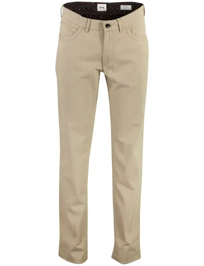 Brax Broek Brax Chuck bruin gestreept slim fit