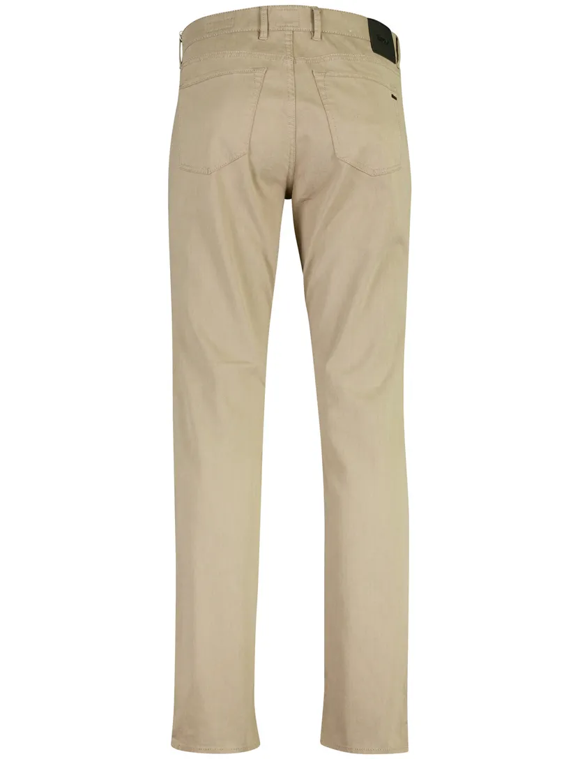 Broek Brax Chuck bruin gestreept slim fit
