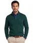 Tommy Hilfiger half zip trui donkergroen gemeleerd