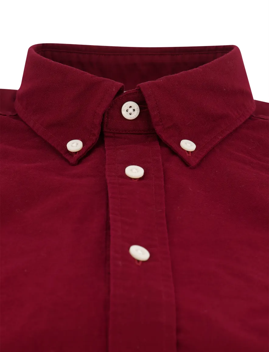 Overhemd Tommy Hilfiger bordeaux