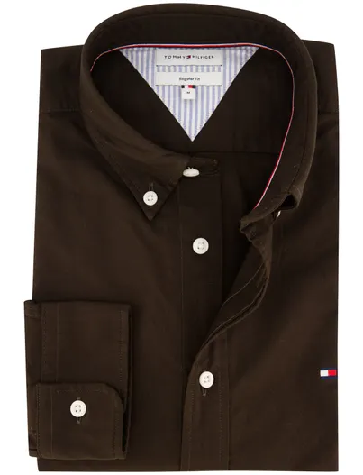 Tommy Hilfiger Overhemd Tommy Hilfiger bruin