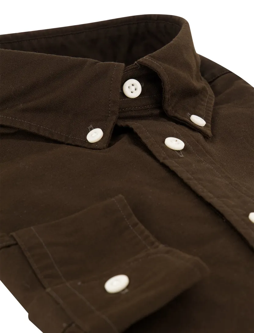 Overhemd Tommy Hilfiger bruin