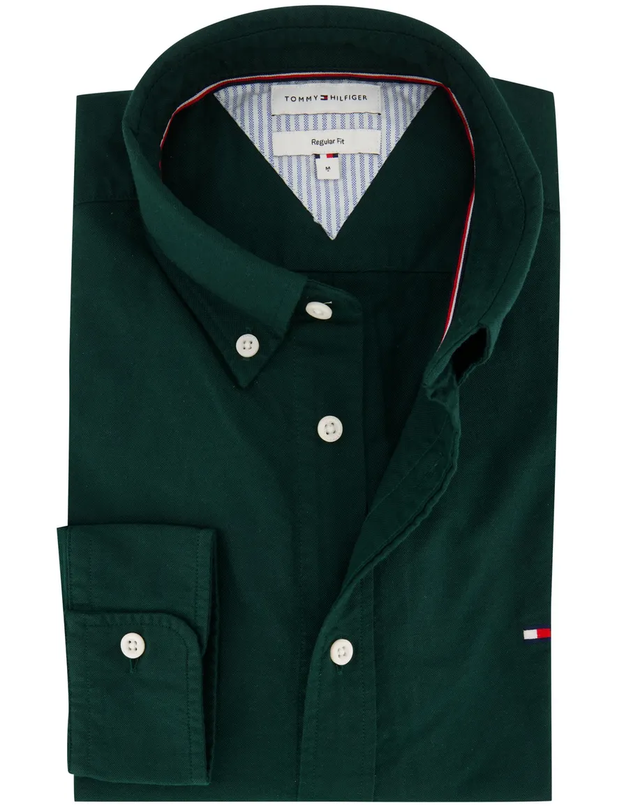 Groen overhemd Tommy Hilfiger