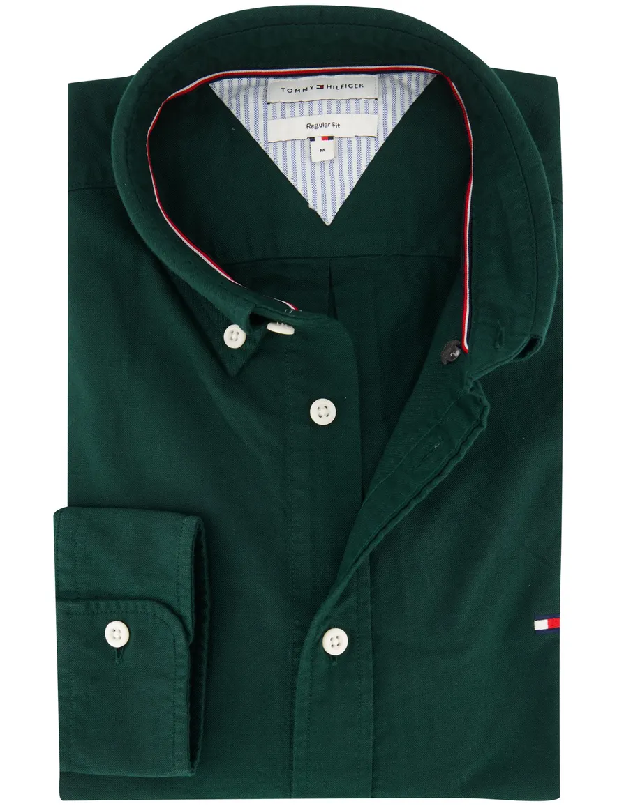 Overhemd Tommy Hilfiger groen