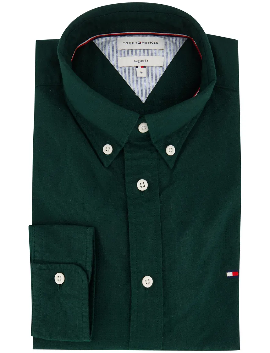 Groen overhemd Tommy Hilfiger