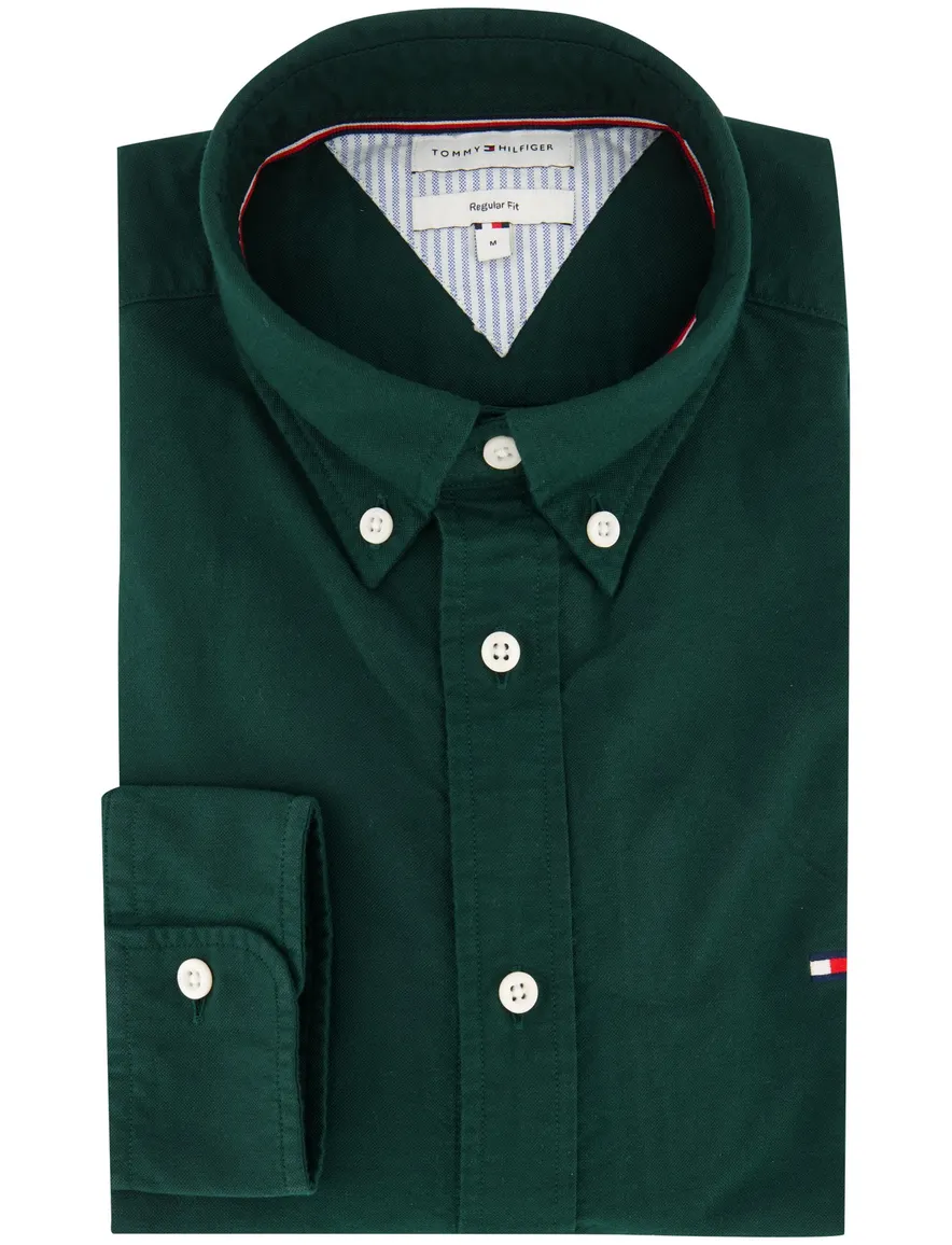 Overhemd Tommy Hilfiger groen