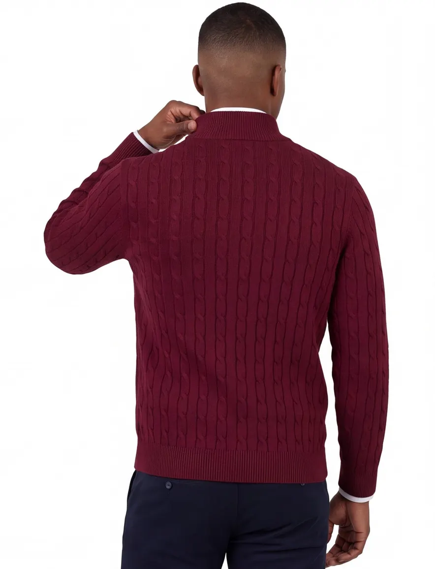 Trui Tommy Hilfiger bordeaux