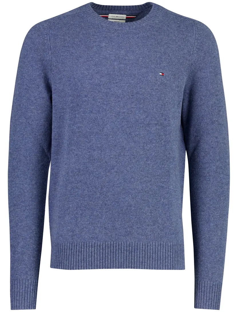 Trui Tommy Hilfiger lichtblauw lamswol