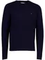 Gebreide trui Tommy Hilfiger donkerblauw lamswol