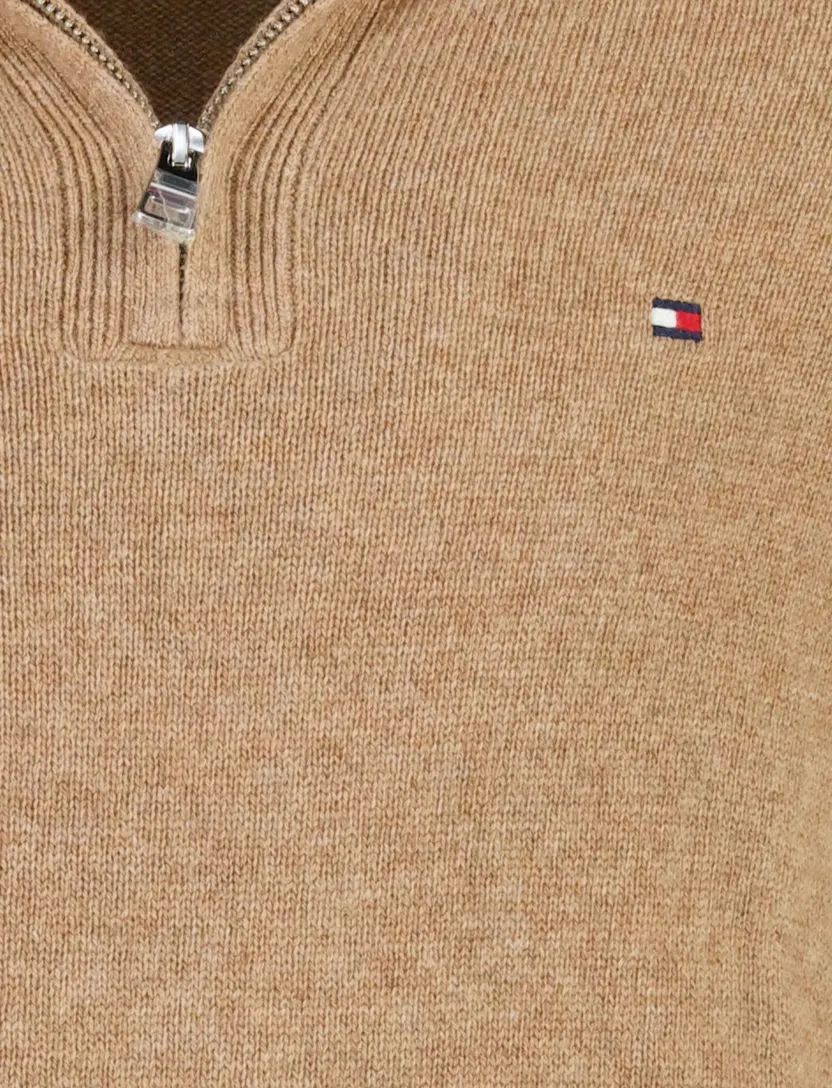 Trui Tommy Hilfiger camel lamswol