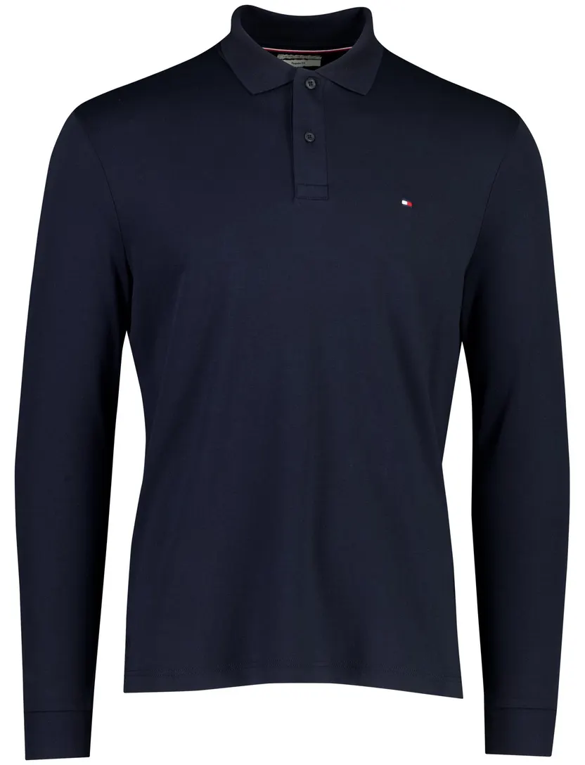 Poloshirt Tommy Hilfiger donkerblauw normale fit