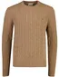 Tommy Hilfiger trui camel lamswol ronde hals