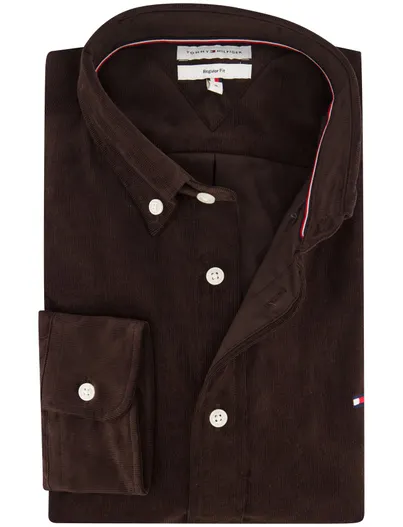 Tommy Hilfiger Overhemd Tommy Hilfiger bruin