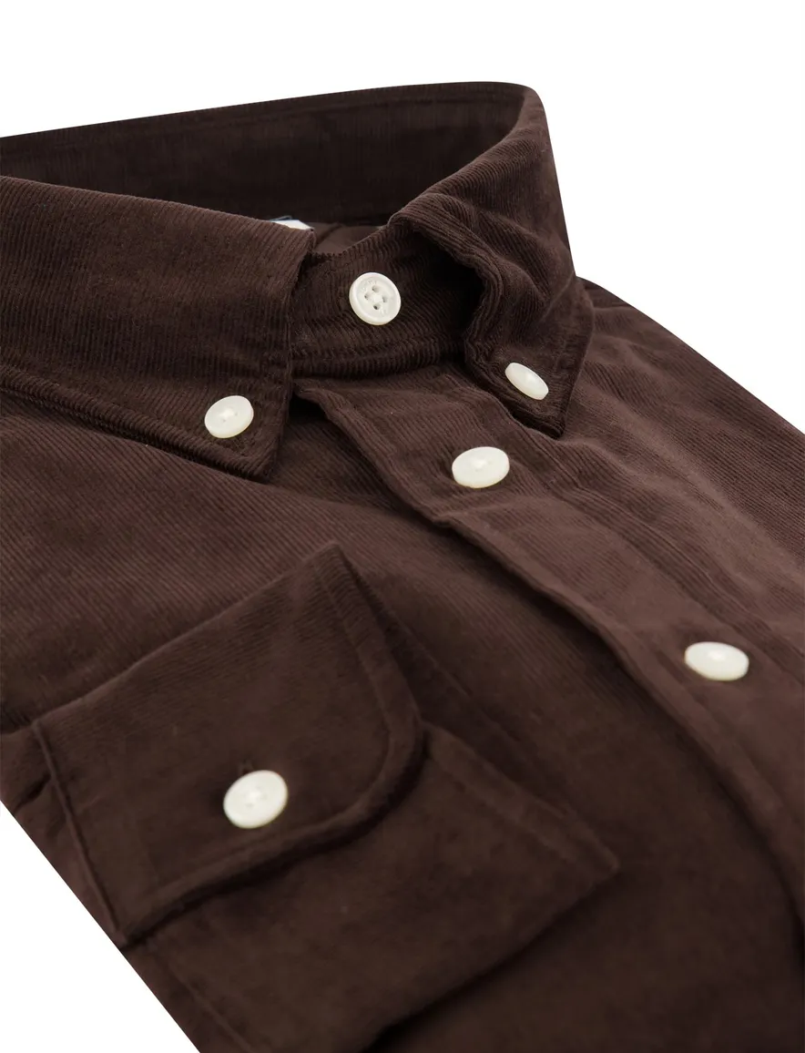 Overhemd Tommy Hilfiger bruin