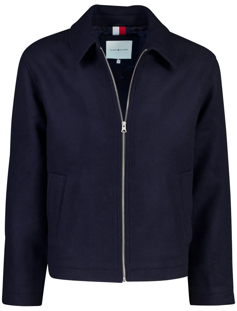 Overjas Tommy Hilfiger donkerblauw