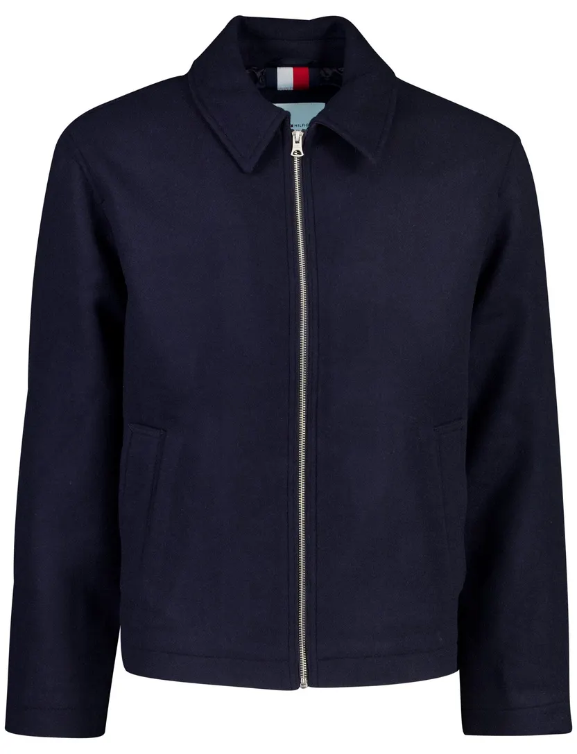 Overjas Tommy Hilfiger donkerblauw