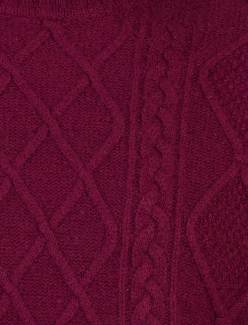 Coltrui Tommy Hilfiger bordeaux wol
